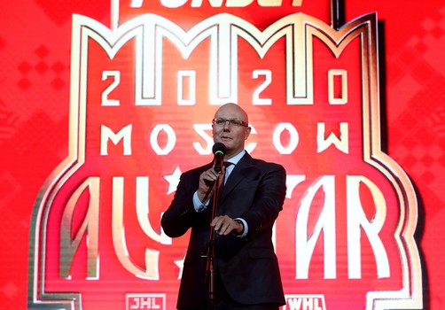 «Авангард» на церемонии представления участников ФОНБЕТ Матча Звезд КХЛ 2020