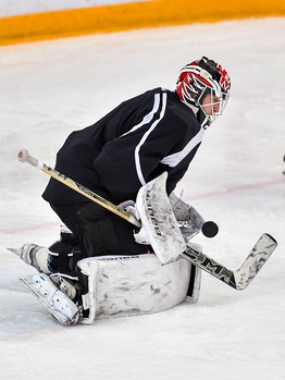 Раскатка "Авангарда" перед матчем с "Северсталью"