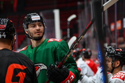 Раскатка «Авангарда» перед матчем с «Трактором»