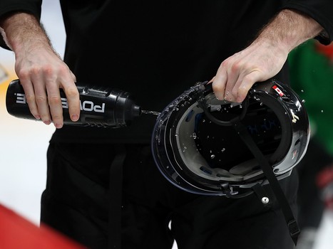 Раскатка «Авангарда» перед матчем с «Нефтехимиком»