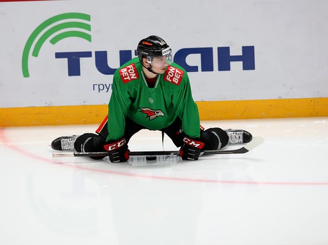 Раскатка «Авангарда» перед матчем с «Амуром»