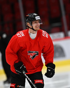 Раскатка «Авангарда» перед матчем с «Металлургом»