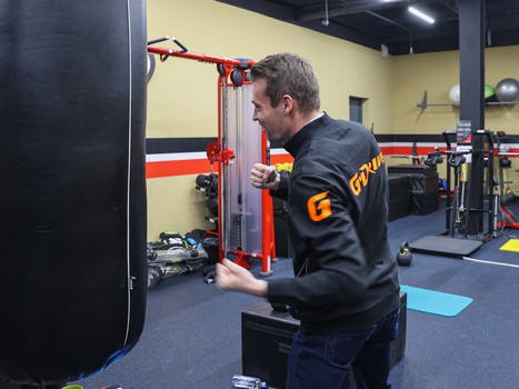 Даниил Квят на тренировке «Авангарда»