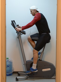 Раскатка "Авангарда" в Казани перед матчем с "Ак Барсом" 15 сентября 2013