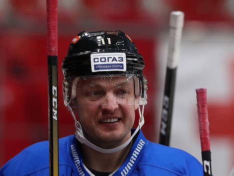 Раскатка «Авангарда» перед матчем с «Адмиралом»