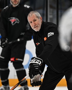 Раскатка «Авангарда» перед выездным матчем с московским «Динамо»