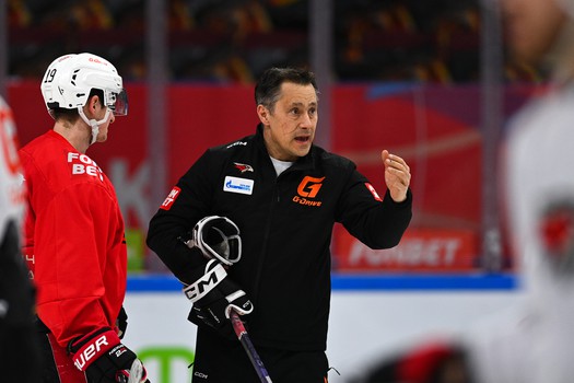 Раскатка «Авангарда» перед пятым матчем серии в Магнитогорске