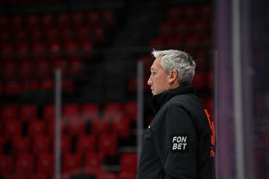 Раскатка «Авангарда» перед матчем с «Барысом»