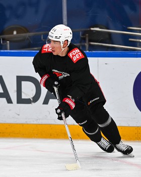 Раскатка «Авангарда» перед матчем в Тольятти