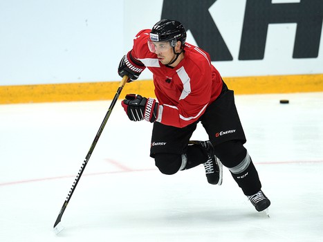 Раскатка "Авангарда" перед матчем с "Нефтехимиком"