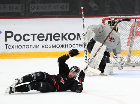 Раскатка «Авангарда» перед третьим матчем финальной серии с ЦСКА