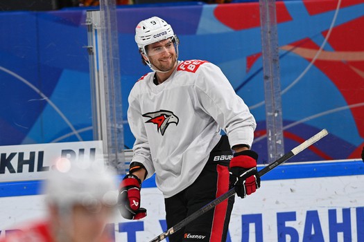 Тренировка «Авангарда» в Магнитогорске