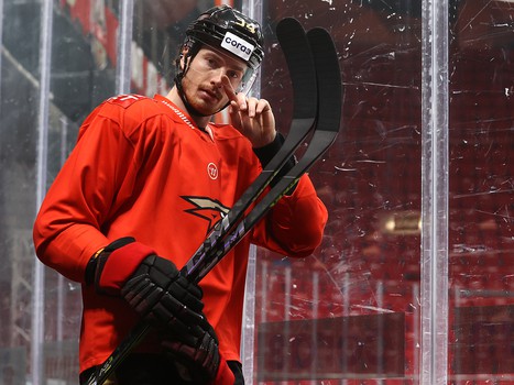 Раскатка «Авангарда» перед матчем с ХК «Сочи»