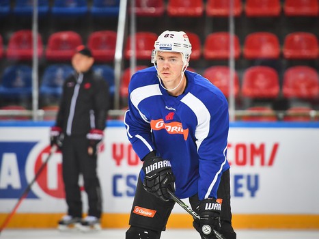 Раскатка "Авангарда" перед выездным матчем с ЦСКА