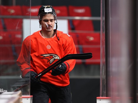 Раскатка «Авангарда» перед матчем с рижским «Динамо»