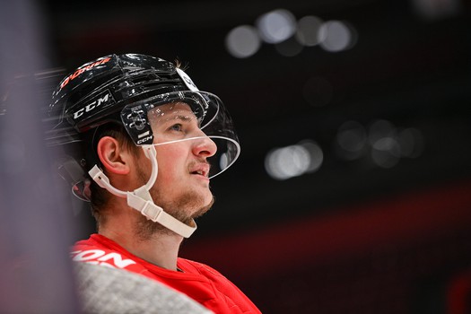 Раскатка «Авангарда» перед матчем против СКА