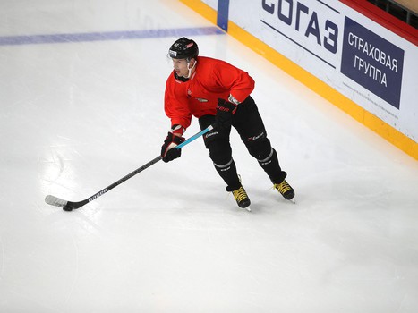 Раскатка «Авангарда» перед матчем с «Барысом»