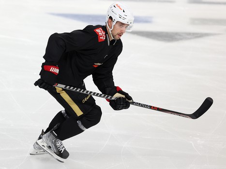 Раскатка «Авангарда» перед матчем в Магнитогорске