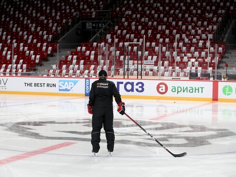 Раскатка «Авангарда» перед выездным матчем с «Трактором»