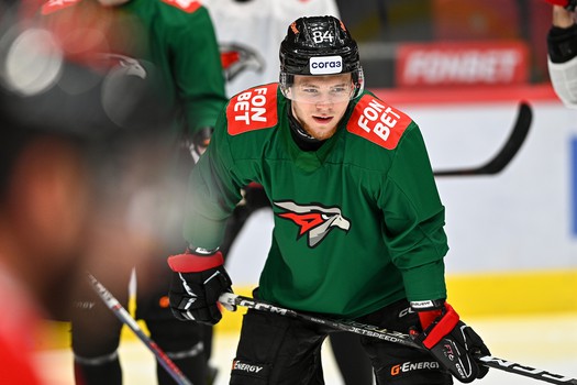 Раскатка «Авангарда» перед матчем со «Спартаком»