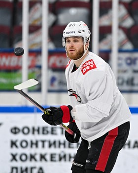 Раскатка «Авангарда» перед третьим матчем серии с «Металлургом» в Магнитогорске