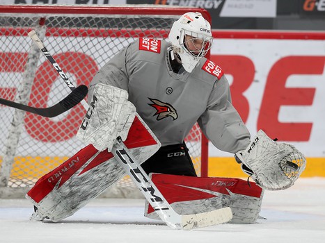 Раскатка «Авангарда» перед матчем с «Барысом»