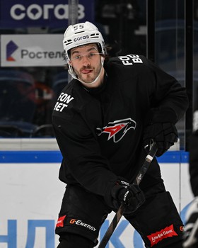 Раскатка «Авангарда» перед выездным матчем с московским «Динамо»