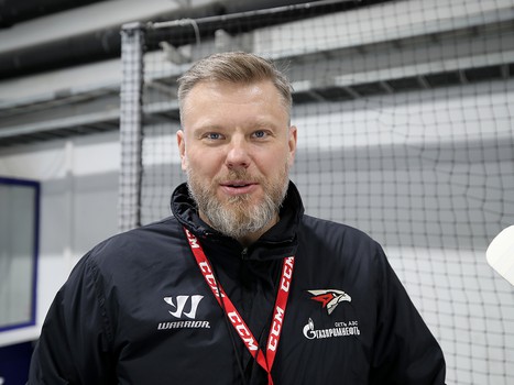 Тренировка «Авангарда» перед первым матчем серии с «Ак Барсом»