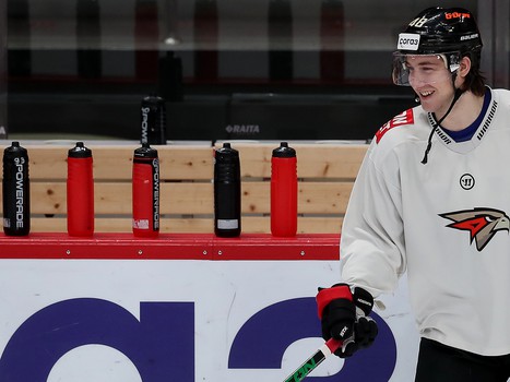 Раскатка «Авангарда» перед матчем с минским «Динамо»