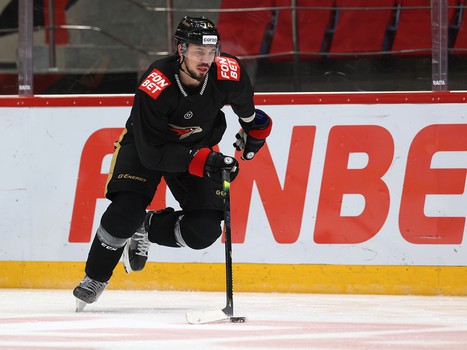 Раскатка «Авангарда» перед матчем против СКА