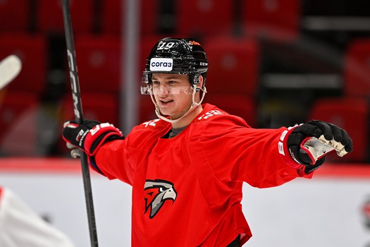 Раскатка «Авангарда» перед первым матчем серии с «Ладой»