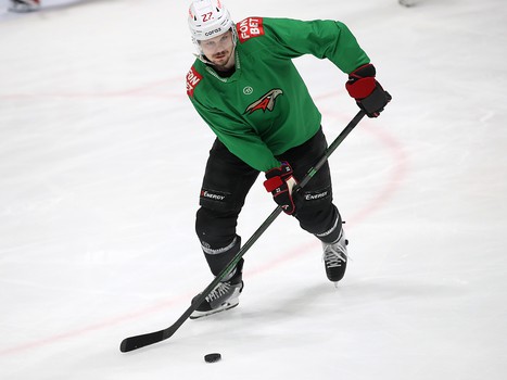 Тренировка «Авангарда» перед первым матчем серии с «Ак Барсом»