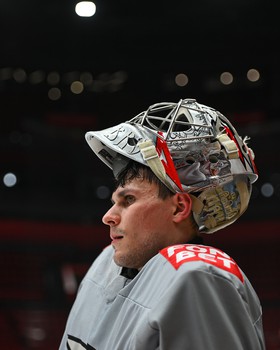 Тренировка «Авангарда» перед матчем с «Трактором»