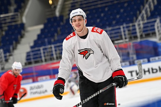 Раскатка «Авангарда» перед третьим матчем серии с «Ладой»