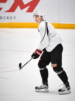 Раскатка "Авангарда" перед выездным матчем с "Барысом"