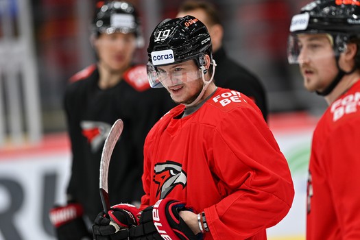 Тренировка «Авангарда» перед матчем с «Куньлунь Ред Стар»