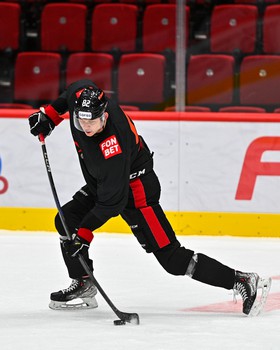 Тренировка «Авангарда» перед матчем с «Витязем»