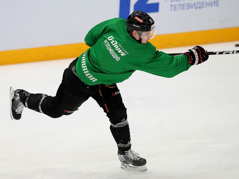 Раскатка «Авангарда» перед матчем с «Автомобилистом»