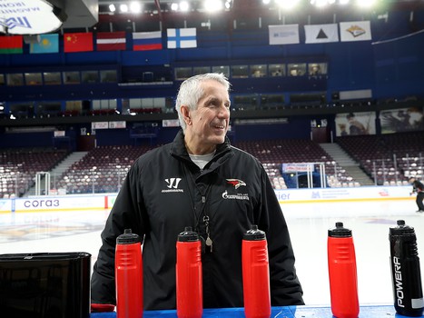 Тренировка «Авангарда» перед четвёртым матчем серии с «Металлургом»