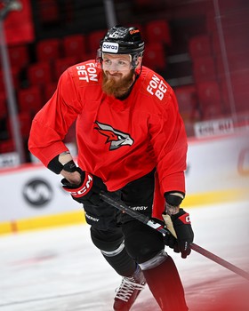 Раскатка «Авангарда» перед матчем со «Спартаком»