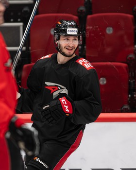 Раскатка «Авангарда» перед матчем с «Витязем»