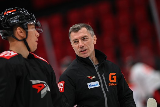 Раскатка «Авангарда» перед матчем с «Трактором»