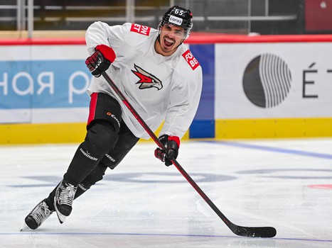 Раскатка «Авангарда» перед домашним матчем с «Сибирью»