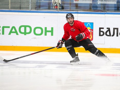 Раскатка «Авангарда» перед матчем с «Сибирью»