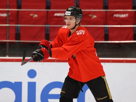 Раскатка «Авангарда» перед матчем с «Металлургом»