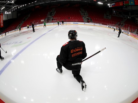 Открытая тренировка «Авангарда» перед стартом второго раунда плей-офф