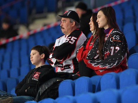 21.02.2018. Серия товарищеских матчей. "Авангард" - "Северсталь" 0:2