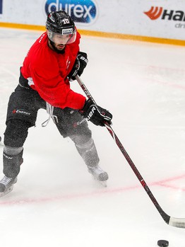 Раскатка «Авангарда» перед матчем с «Витязем»