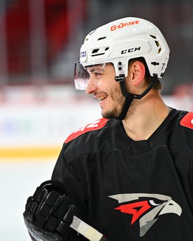 Раскатка «Авангарда» перед матчем в Екатеринбурге