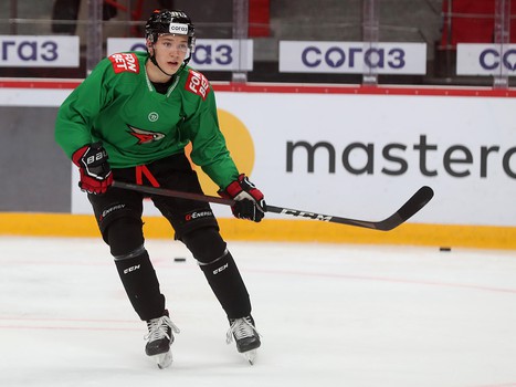 Раскатка «Авангарда» перед матчем с «Витязем»